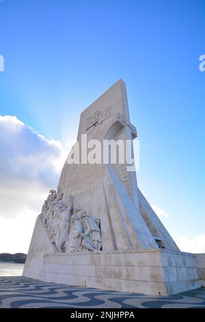 Prinz Heinrich der Navigator ENTDECKT DAS DENKMAL Belem Lissabon Portugal Stockfoto