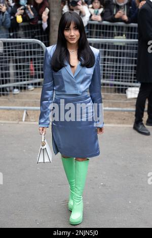 Mailand, Italien, 22. Februar 2023. Aitiana besucht die Fendi Fashion Show während der Mailänder Fashion Week Herbst-Winter 2023-24, Mailand, Italien, 22. Februar 2023. Foto: Marco Piovanotto/ABACAPRESS.COM Stockfoto