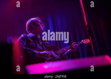 Oslo, Norwegen. 22. Februar 2023. Die amerikanische psychedelische Rockband Brian Jonestown Massacre führt ein Live-Konzert im Rockefeller in Oslo auf. (Foto: Gonzales Photo/Alamy Live News Stockfoto