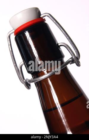 Bierflasche mit Top-swing Stockfoto