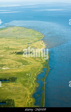 Luchtfoto van Kust; Luftbild der Küste Stockfoto