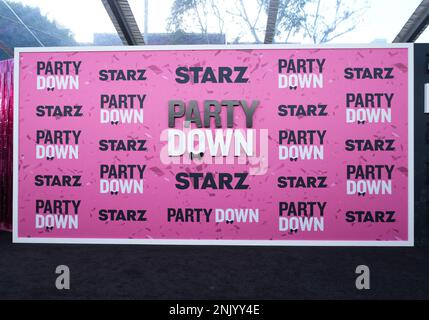 Los Angeles, USA. 22. Februar 2023. Atmosphäre bei der STARZ-PARTY IN DER NEBENSAISON 3 Premiere im Regency Bruin Theater in Westwood, Kalifornien, am Mittwoch, den 22. Februar 2023. (Foto: Sthanlee B. Mirador/Sipa USA) Guthaben: SIPA USA/Alamy Live News Stockfoto