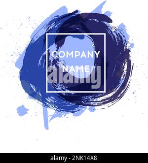 Vektor - Aquarellhintergrund. Echte Aquarelltextur. Wasserfarben und Punkte Textur. Handgezeichneter künstlerischer Hintergrund. Farbsplitter. Farbspritzer Stock Vektor