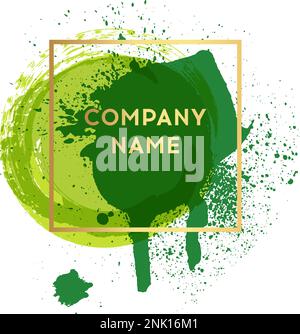 Vektor - Aquarellhintergrund. Echte Aquarelltextur. Wasserfarben und Punkte Textur. Handgezeichneter künstlerischer Hintergrund. Farbsplitter. Farbspritzer Stock Vektor