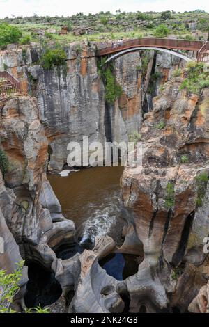 River Blyde bei Bourke's Luck Potholes in Südafrika Stockfoto