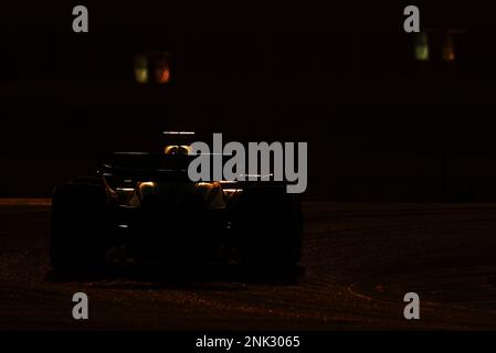 Fernando Alonso (ESP) Aston Martin F1 Team AMR23. Formula One Testing, Day One, Donnerstag, 23. Februar 2023. Sakhir, Bahrain. Stockfoto