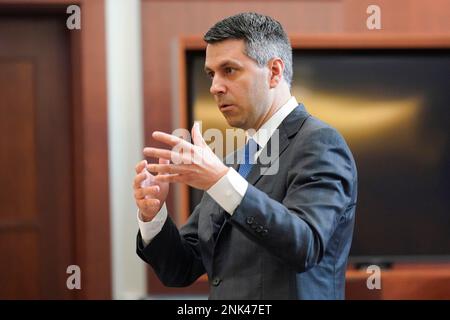 Actor Amber Heard's attorney Benjamin Rottenborn speaks during closing ...
