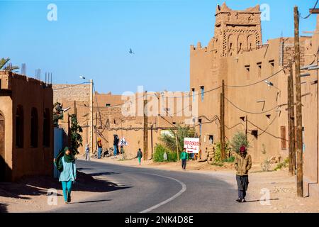 Afrika, Marokko, Südmarokko, M'hamid Stockfoto