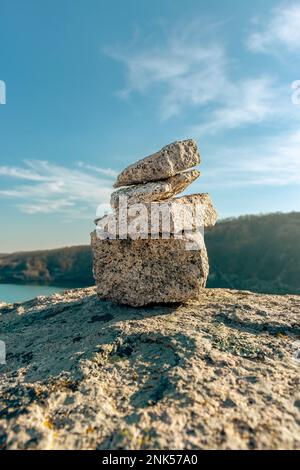 Schwarzmeerufer Beglik Tash Stockfoto