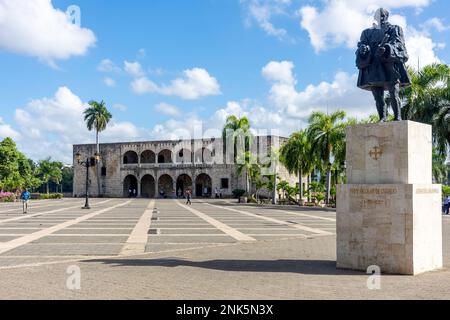 Alcázar de Colón, Plaza de la Espana de La Hispanidad, Santo Domingo, Dominikanische Republik (Republica Dominicana), Großantillen, Karibik Stockfoto