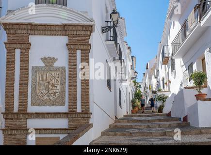 Frigiliana Village, Malaga, Spanien Stockfoto