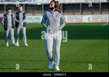 Bamber Bridge, England, 16. Januar 2022. FA Women's Championship Match zwischen Blackburn Rovers Ladies und Bristol City Women. Stockfoto