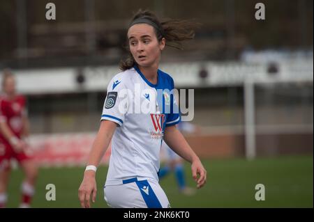 Bamber Bridge, England, 16. Januar 2022. FA Women's Championship Match zwischen Blackburn Rovers Ladies und Bristol City Women. Stockfoto