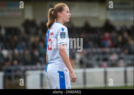 Bamber Bridge, England, 16. Januar 2022. FA Women's Championship Match zwischen Blackburn Rovers Ladies und Bristol City Women. Stockfoto