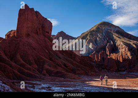 Valle del Arcoiris (Rainbow Valley), Atacama-Wüste. Region de Antofagasta. Chile Stockfoto