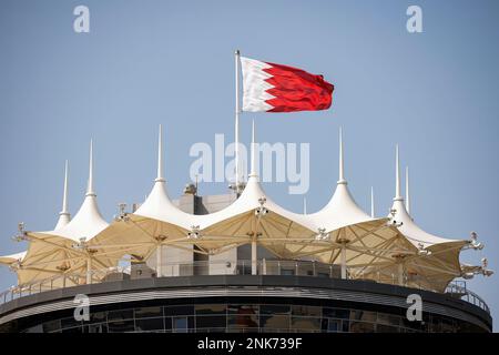 Bahrain Circuit Ambiance während der Formel 1 Armco Vorsaison-Tests 2023 der FIA Formel-1-Weltmeisterschaft 2023 vom 23. Bis 25. Februar 2023 auf der Bahrain International Circuit in Sakhir, Bahrain - Photo Xavi Bonilla / DPPI Stockfoto