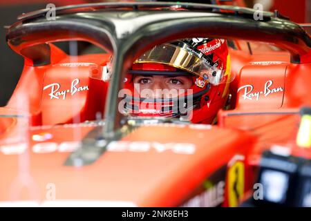SAINZ Carlos (SPA), Scuderia Ferrari SF-23, Porträt während der Formel 1 Armco-Vorsaison-Tests 2023 der FIA Formel-1-Weltmeisterschaft 2023 vom 23. Bis 25. Februar 2023 auf der Bahrain International Circuit, in Sakhir, Bahrain – Foto-DPPI Stockfoto