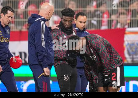 BERLIN, DEUTSCHLAND - FEBRUAR 23: Mohammed Kudus von Ajax während des Europa League Play-off, 2.-teiliges Spiel zwischen FC Union Berlin und Ajax im Stadion an der alten Forsterei am 23. Februar 2023 in Berlin (Foto: Patrick Goosen/Orange Pictures) Stockfoto