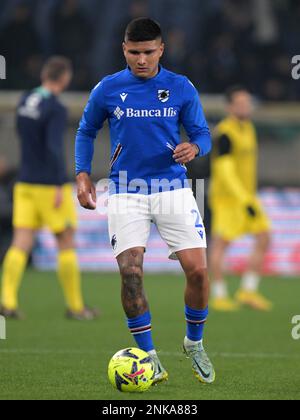 GENUA - Jeison Murillo von der UC Sampdoria während der italienischen Serie A Match zwischen UC Sampdoria und FC Internazionale Mailand im Luigi Ferraris Stadion am 13. Februar 2023 in Genua, Italien. AP | niederländische Höhe | GERRIT VON KÖLN Stockfoto