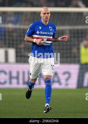 GENUA - Bram Nuytinck von der UC Sampdoria während der italienischen Serie A Match zwischen UC Sampdoria und FC Internazionale Mailand im Luigi Ferraris Stadion am 13. Februar 2023 in Genua, Italien. AP | niederländische Höhe | GERRIT VON KÖLN Stockfoto