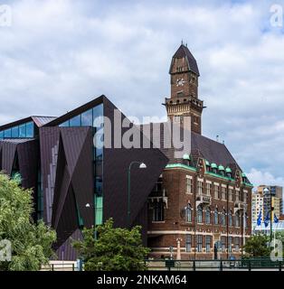 Malmö, Schweden - Juli 09 2022: Außenansicht der World Maritime University Stockfoto