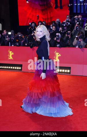 Cate Blanchett nimmt am 23. Februar 2023 beim Berlinale International Film Festival Berlin 73. im Schloss Berlinale in Ber an der Premiere „TAR“ Teil Stockfoto