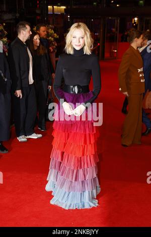 Cate Blanchett nimmt am 23. Februar 2023 beim Berlinale International Film Festival Berlin 73. im Schloss Berlinale in Ber an der Premiere „TAR“ Teil Stockfoto
