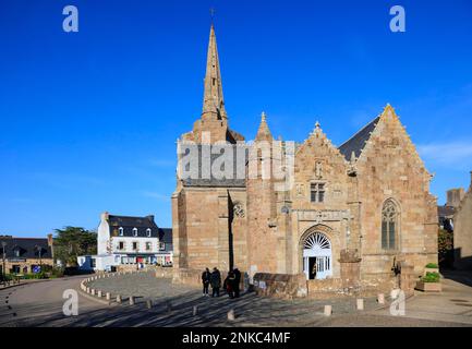 Chapelle Notre-Dame-de-la-Clarte, Perros-Guirec, Cote de Granit Rose, Departement Cotes-dArmor, Region Bretagne Breizh, Frankreich Stockfoto