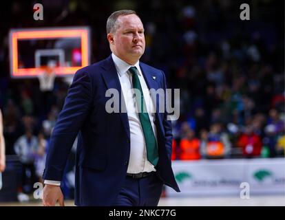 Madrid, Spanien. 22. Februar 2023. 22. Februar 2023; Wizink Center; Madrid; Spanien; Turkish Airlines Euroleague Basketball; Real Madrid vs Zalgiris Kaunas; Kazys Maksvytis (Zalgiris) 900/Cordon Press Credit: CORDON PRESS/Alamy Live News Stockfoto