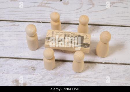 Gruppe Von Multiethnischen Personen, Die An Digitalen Geräten Arbeiten Stockfoto