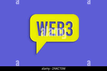 web3 Blase Stockfoto