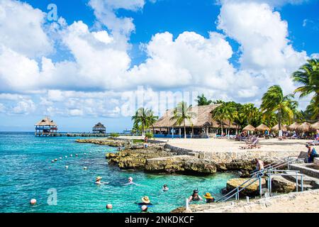 Chankanaab Beach Adventure, Cozumel, Mexiko Stockfoto