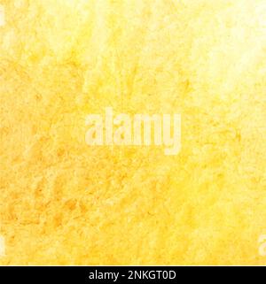 Aquarell Gelb abstrakter Grunge Vektor Texturhintergrund. Stock Vektor