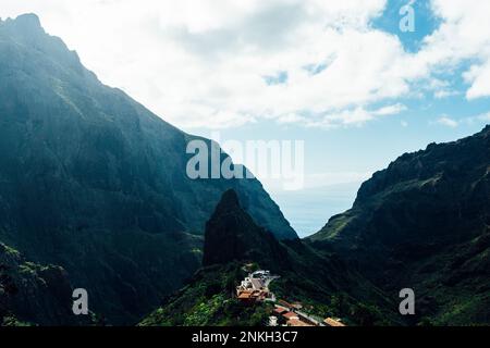 Spanien, Kanarische Inseln, Masca, Gipfel von Macizo de Teno Stockfoto