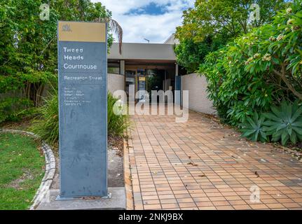 Das Tweed Heads Court House in Tweed Heads, nördlich von Süd-wales, nahe der grenze zu queensland Stockfoto