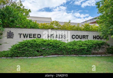 Das Tweed Heads Court House in Tweed Heads, nördlich von Süd-wales, nahe der grenze zu queensland Stockfoto