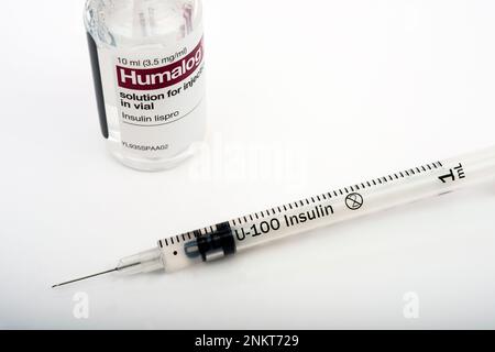 HUMALOG insulin Stockfoto