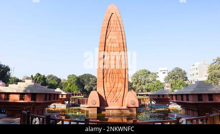 Blick auf das Jalianwala Bagh Massacre Memorial, Amritsar, Punjab, Indien Stockfoto