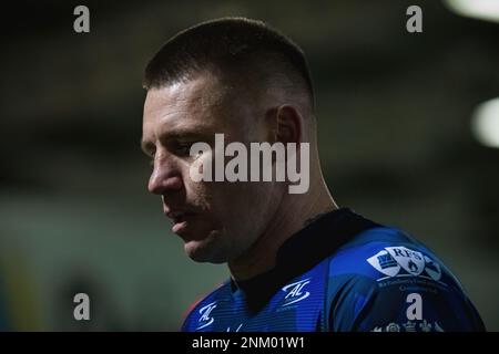 Salford Red Devils V Hull KR, AJ Bell Stadium, Salford, England. 23. Februar 2023 Betfred Super League; Credit Mark Percy/Alamy Stock Photo. Stockfoto