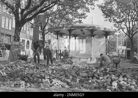 Am Thorbeckeplein in Amsterdam, ca. 1985 Stockfoto