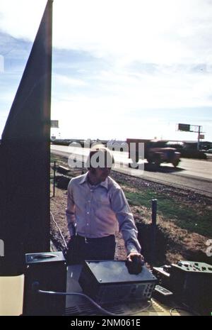 1970er Amerika: Eine von der EPA unterstützte Studie über Lärm und seine Auswirkungen ca. 1972 Stockfoto