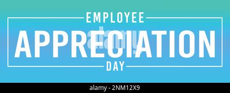 Happy Employee Dankbarkeit Day, Mitarbeiter des Monats Stock Vektor