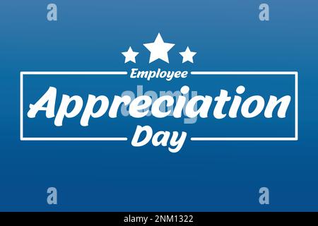 Happy Employee Dankbarkeit Day, Mitarbeiter des Monats Stock Vektor