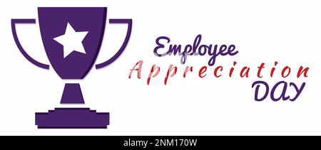 Happy Employee Dankbarkeit Day, Mitarbeiter des Monats Stock Vektor