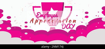 Happy Employee Dankbarkeit Day, Mitarbeiter des Monats Stock Vektor