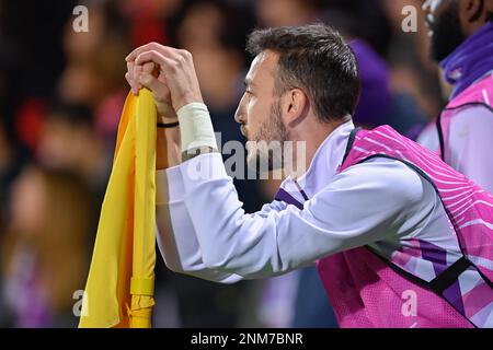 Florenz, Italien. 23. Februar 2023. Gaetano Castrovilli (ACF Fiorentina) während ACF Fiorentina vs SC Braga, UEFA Conference League Fußballspiel in Florenz, Italien, Februar 23 2023 Kredit: Independent Photo Agency/Alamy Live News Stockfoto