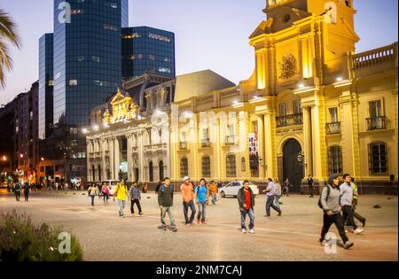 Plaza de Armas. Santiago. Chile. Stockfoto