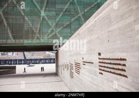 Museum für Gedächtnis und Menschenrechte, MMDH, Santiago, Chile Stockfoto