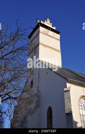 Basilika des Heiligen Kreuzes, Kežmarok, Késmárk, Prešov Region, Slowakische Republik, Europa Stockfoto