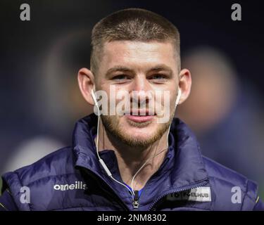 Huddersfield, Großbritannien. 24. Februar 2023. Danny Walker #16 von Warrington Wolves während des Spiels der Betfred Super League Round 2 Huddersfield Giants vs Warrington Wolves im John Smith's Stadium, Huddersfield, Großbritannien, 24. Februar 2023 (Foto von Mark Cosgrove/News Images) in Huddersfield, Großbritannien, am 2./24. Februar 2023. (Foto: Mark Cosgrove/News Images/Sipa USA) Guthaben: SIPA USA/Alamy Live News Stockfoto